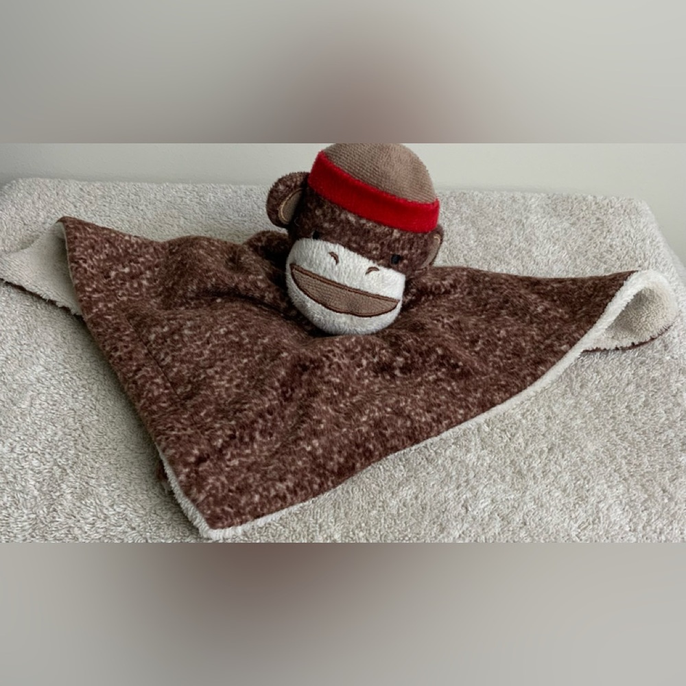 Sock Monkey Lovey Koala Baby Plush Toy Soother Security Blanket